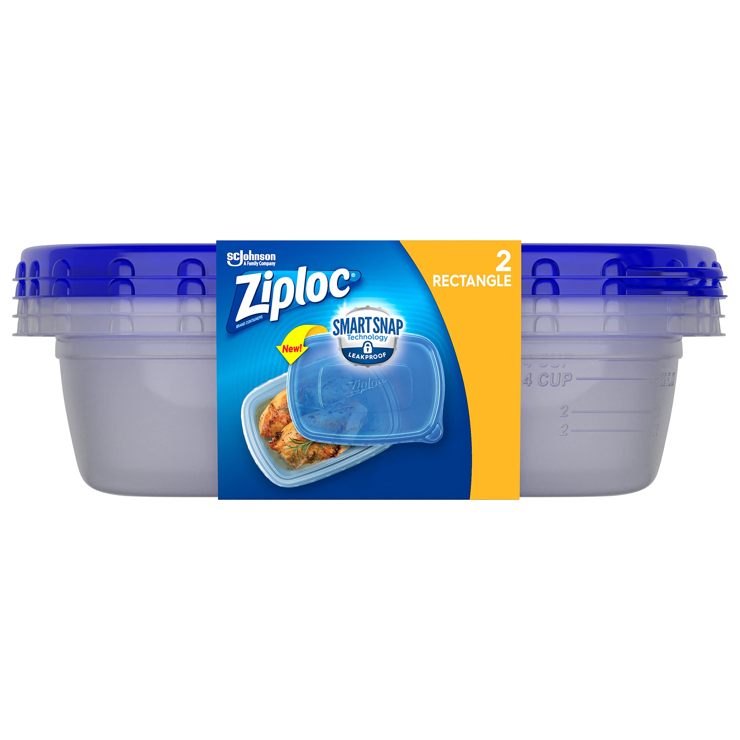 Amazon｜Ziploc 食品保存 食事準備容器 再利用可能 キッチン整理